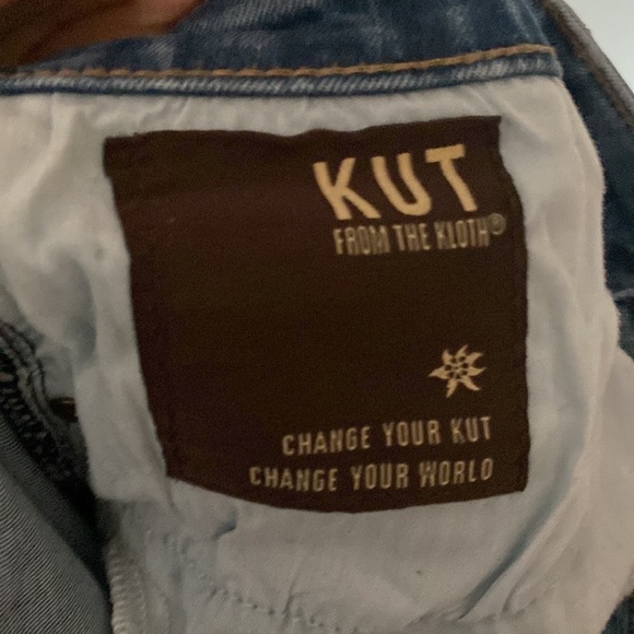 Kut From the Kloth High-rise ankle slim straight jean. Size 16 plus size light - Picture 4 of 6